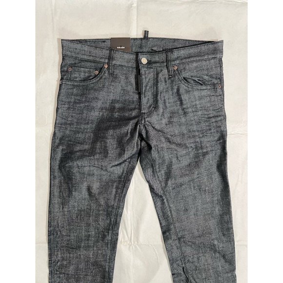 DSQUARED2 Mens Slim Jean Jeans IT52 W36 Dark Blue Denim S71LB0363S30144470 NWT - Picture 5 of 16
